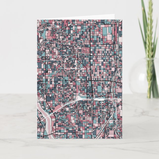 Kyoto Japan Map Card (Front)