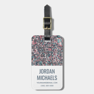 Kyoto Japan Map Luggage Tag