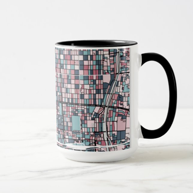 Kyoto Japan Map Mug (Right)