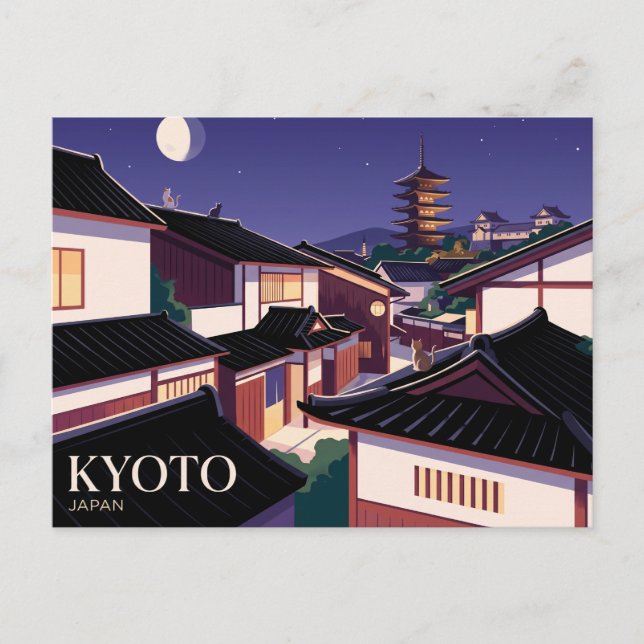 Kyoto Japan Postcard (Front)