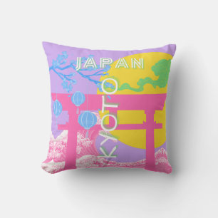 Kyoto Japan Travel Art Cushion