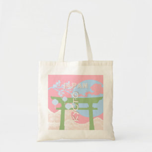 Kyoto Japan Travel Art, Pastel Travel Art Tote Bag