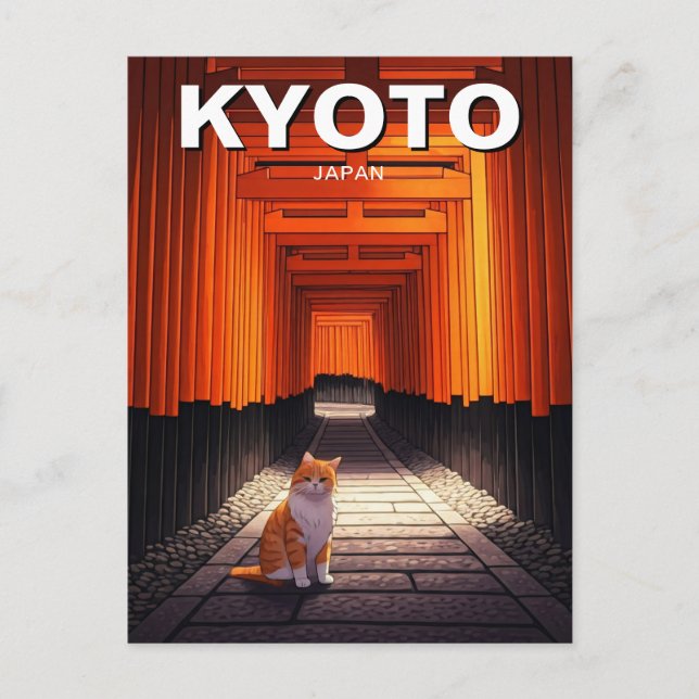 Kyoto Japan Travel Fushimi Inari Taisha Postcard (Front)