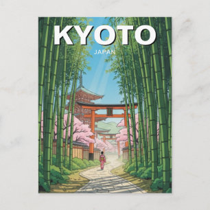 Kyoto Japan Travel Postcard