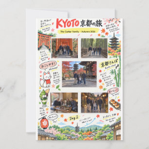 Kyoto Japan Trip 5 Photo Collage Travel Zine