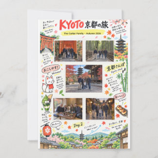 Kyoto Japan Trip 5 Photo Collage Travel Zine