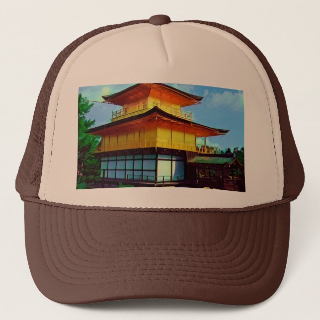 Kyoto - KINKAU - Golden Pavillion Trucker Hat (Front)