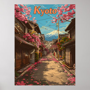 Kyoto old city poster