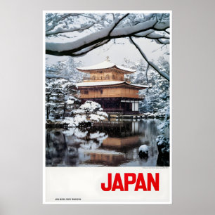 Kyoto Travel Poster Japan Print Japanese Art