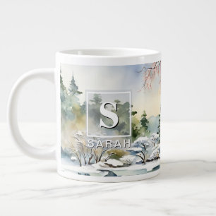 Kyoto Winter Watercolor Art - Mug