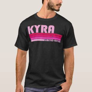 KYRA Name Personalised Retro Vintage 80s 90s Birth T-Shirt