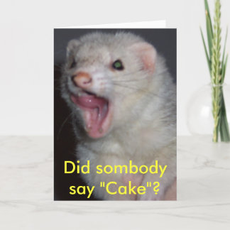 Kyra the Ferret Card