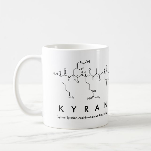 Kyran peptide name mug (Left)