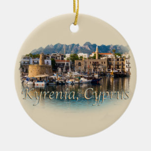 Kyrenia, Cyprus Ceramic Ornament