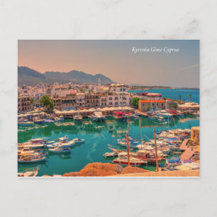 Kyrenia Girne Cyprus /Turkey Port Holiday Postcard