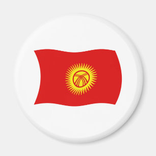 Kyrgyz Republic Flag Magnet