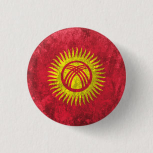 Kyrgyzstan 3 Cm Round Badge