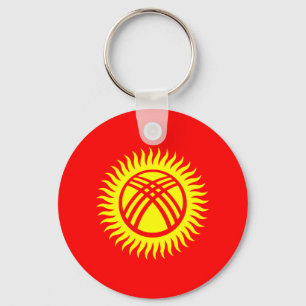 Kyrgyzstan Flag Key Ring