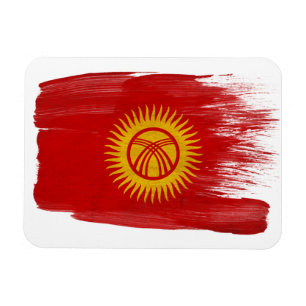 Kyrgyzstan Flag Magnet