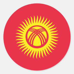 Kyrgyzstan Flag Sticker