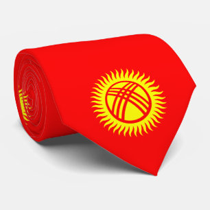Kyrgyzstan Flag Tie