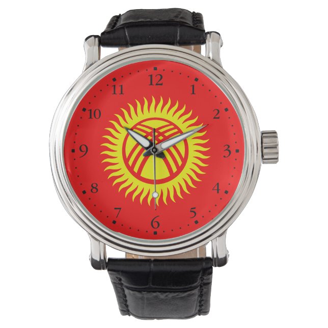 Kyrgyzstan Flag Watch (Front)