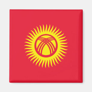 Kyrgyzstan – Kyrgyz Flag Magnet