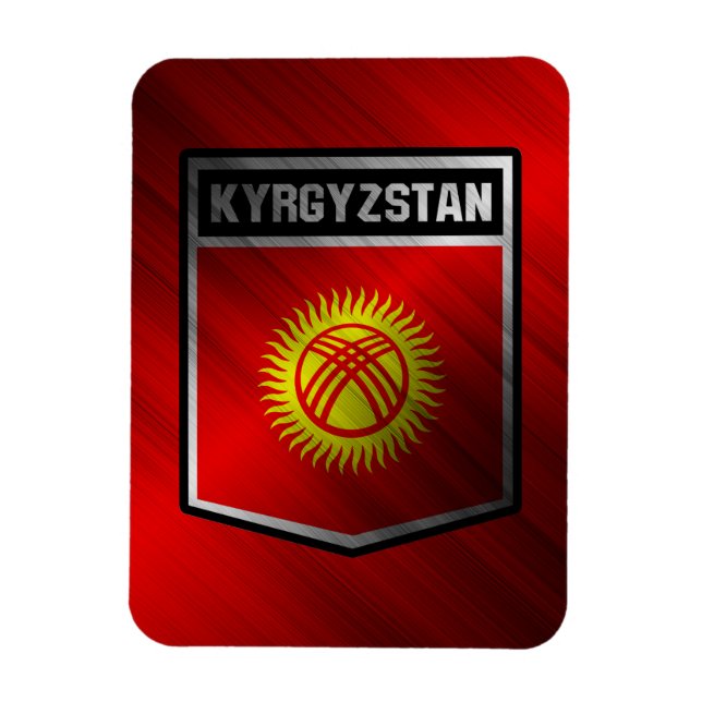 Kyrgyzstan Magnet (Vertical)