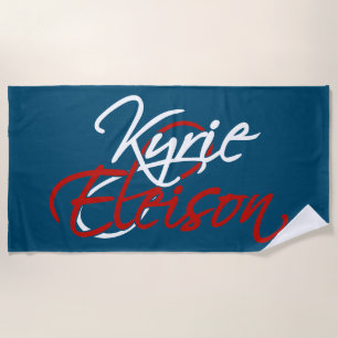 Kyrie Eleison Beach Towel