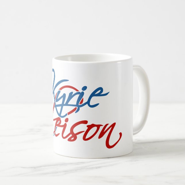 Kyrie Eleison Coffee Mug (Front Right)