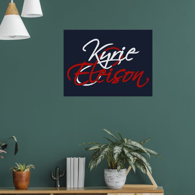 Kyrie Eleison Poster (Living Room 1)