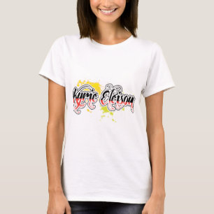 Kyrie Eleison Religious Phrase Stylised Text T-Shirt