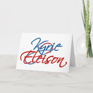 Kyrie Eleison Thank You Card