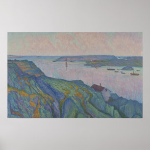 Kyrkesund, 1911 (oil on canvas) poster