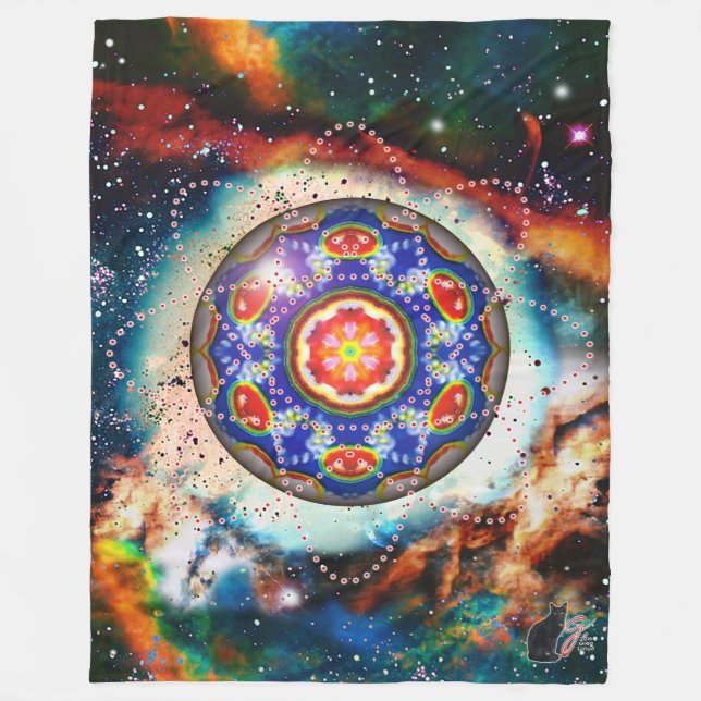 Kyron Orbz Fleece Blanket (Front)