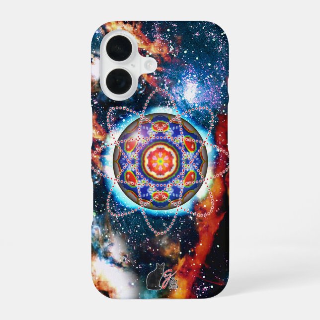 Kyron Orbz iPhone 16 Case (Back)