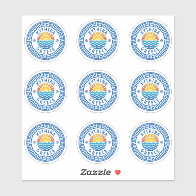 Kythira Island, Greece Multiple Pack Sticker (Sheet)