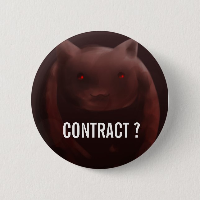 Kyuubey Contract Button (Front)