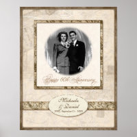 L744 11x14 60th Anniversary Personalized w Photo