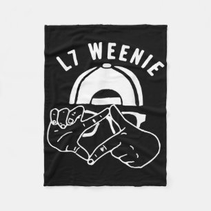 L7 Weenie Baseball Softball Season Apparel Fleece Blanket