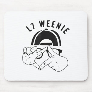 L7 Weenie Funny Youth Kids Boys Baseball _1 Mouse Pad