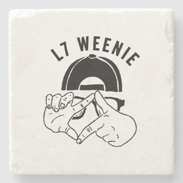 L7 Weenie Stone Coaster (Front)