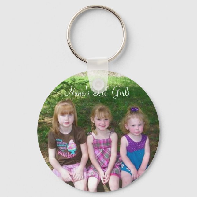 l_37b4479aded24ee1bfcdc9c71027206, Nana's Lil'... Key Ring (Front)