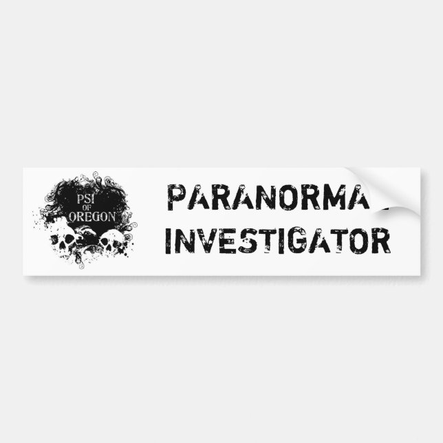 l_7c3f956c250d48c4b79785d74b8f9f6e, PARANORMAL ... Bumper Sticker (Front)