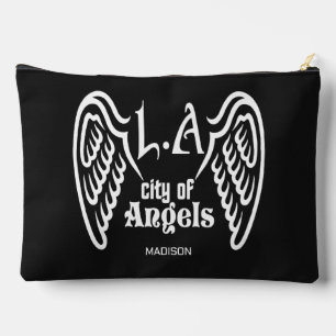 L.A. Los Angeles custom name & colour Accessory Pouch
