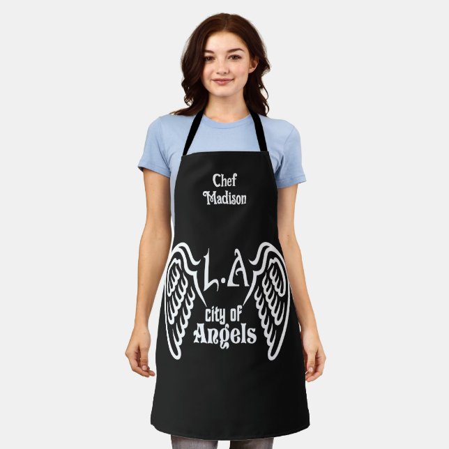 L.A. Los Angeles custom name & colour Apron (Worn)