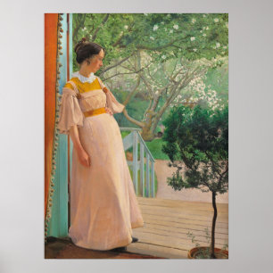 L. A. Ring Wife Portrait Maternity Art Print