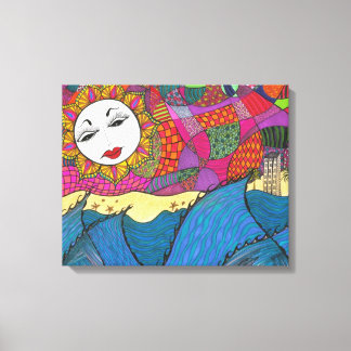 L.A. Sunset ~ Giclee Canvas Print