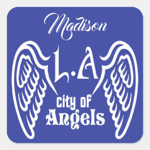 L.A. Wings custom name & colour stickers
