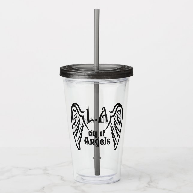 L.A. Wings custom name tumblers (Front)